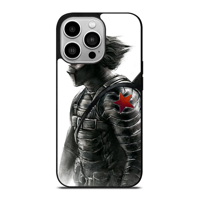 WINTER SOLDIER MARVEL iPhone 14 Pro Case Cover