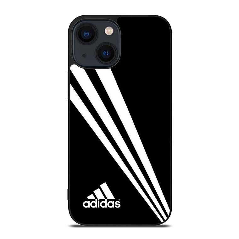 ADIDAS STRIPE BLACK iPhone 14 Plus Case Cover