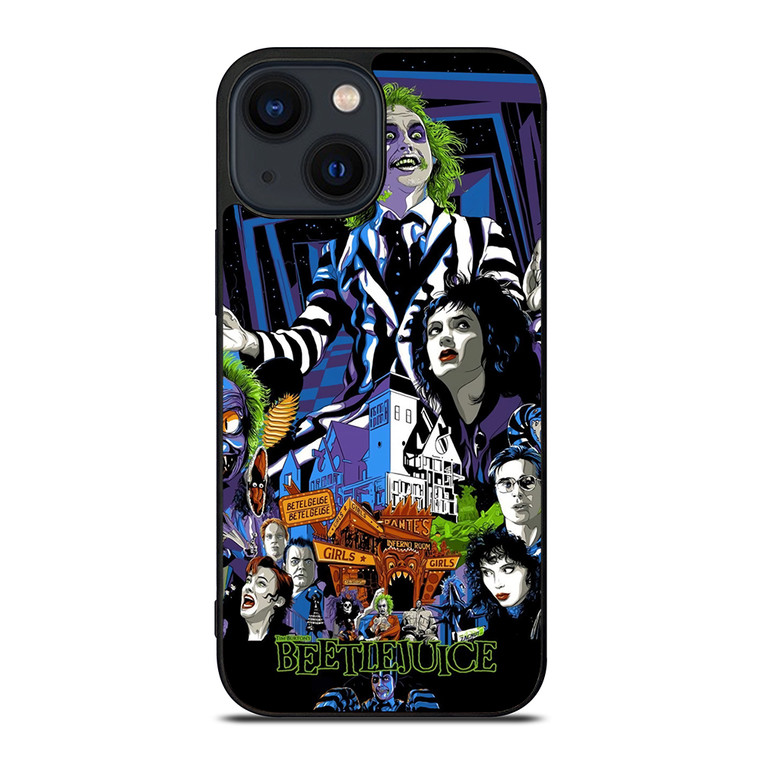 BEETLEJUICE TIM BURTON CARTOON iPhone 14 Plus Case Cover