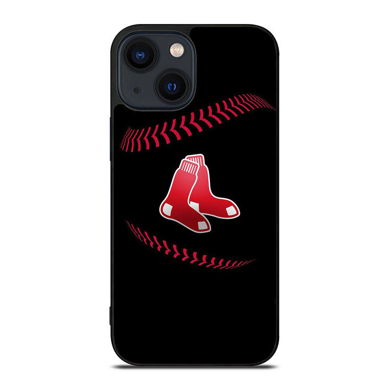 BOSTON RED SOX BLACK LOGO iPhone 14 Plus Case Cover BOSTON RED SOX BLACK LOGO iPhone 14 Plus Case Cover