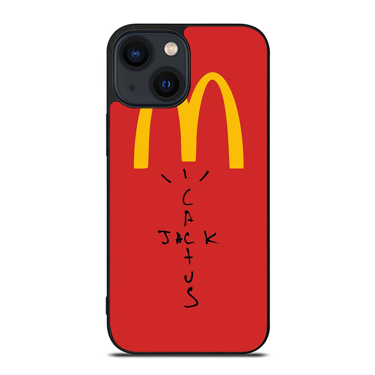 CACTUS JACK TRAVIS SCOTT MCDONALD'S LOGO iPhone 14 Plus Case Cover