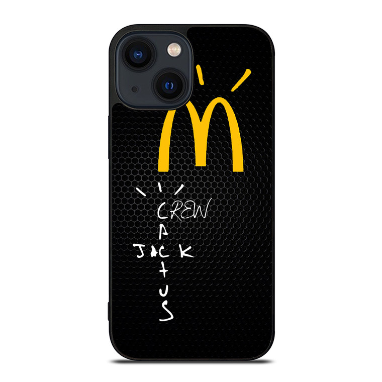 CACTUS JACK TRAVIS SCOTT MCDONALD'S METAL LOGO iPhone 14 Plus Case Cover
