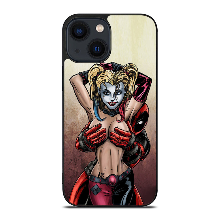 DEADPOOL HARLEY QUINN 3 iPhone 14 Plus Case Cover