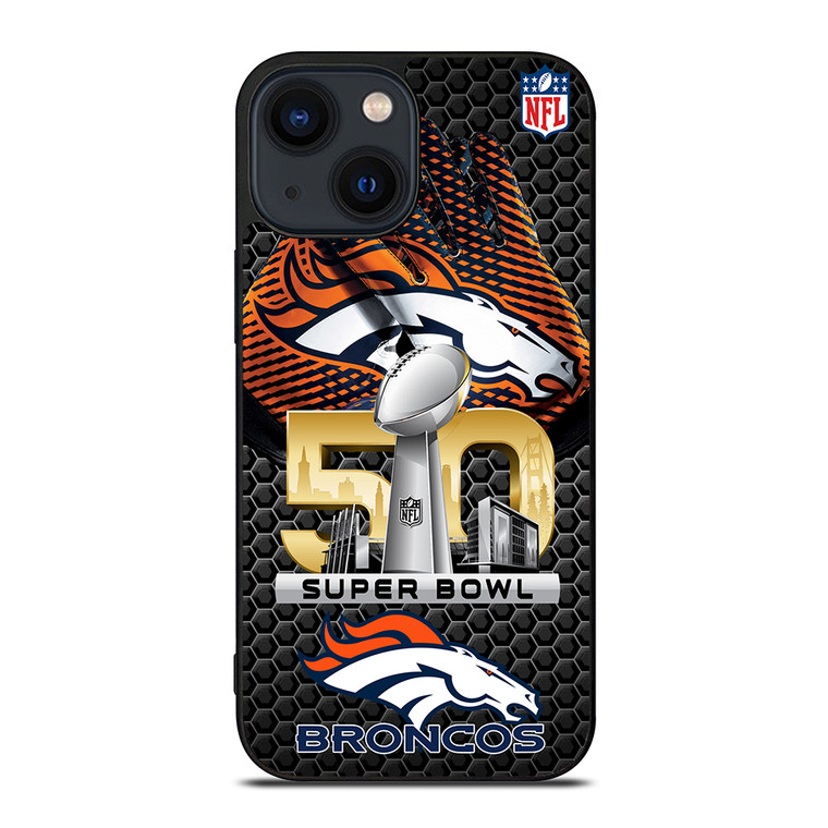 DENVER BRONCOS SUPER BOWL 50 iPhone 14 Plus Case Cover