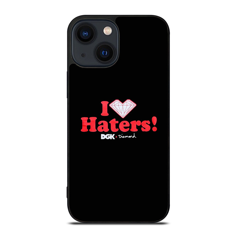 DGK I LOVE HATERS LOGO iPhone 14 Plus Case Cover