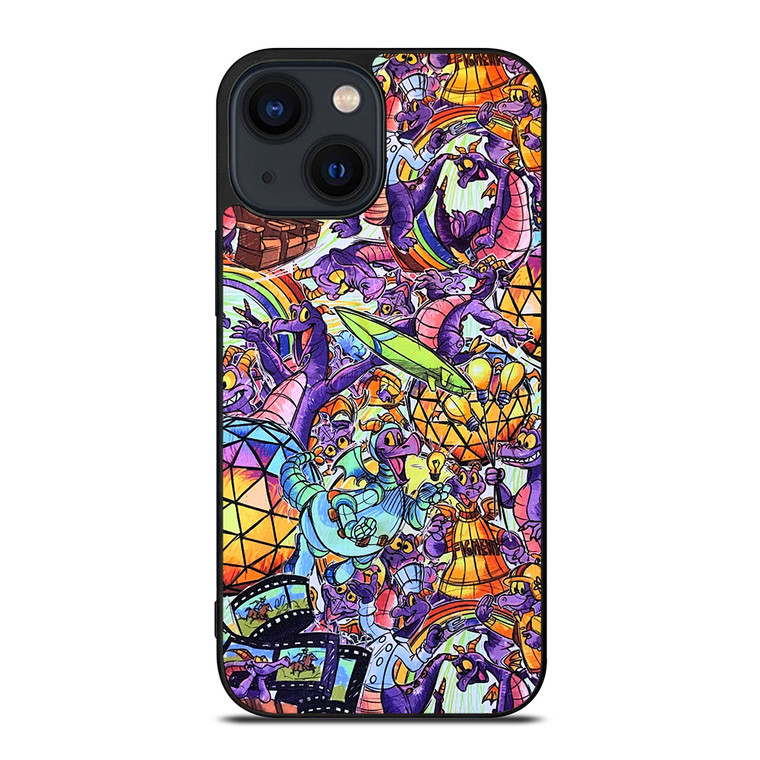FIGMENT EPCOT DISNEY COLLAGE iPhone 14 Plus Case Cover