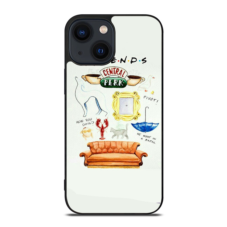 FRIENDS CENTRAL PERK ART iPhone 14 Plus Case Cover