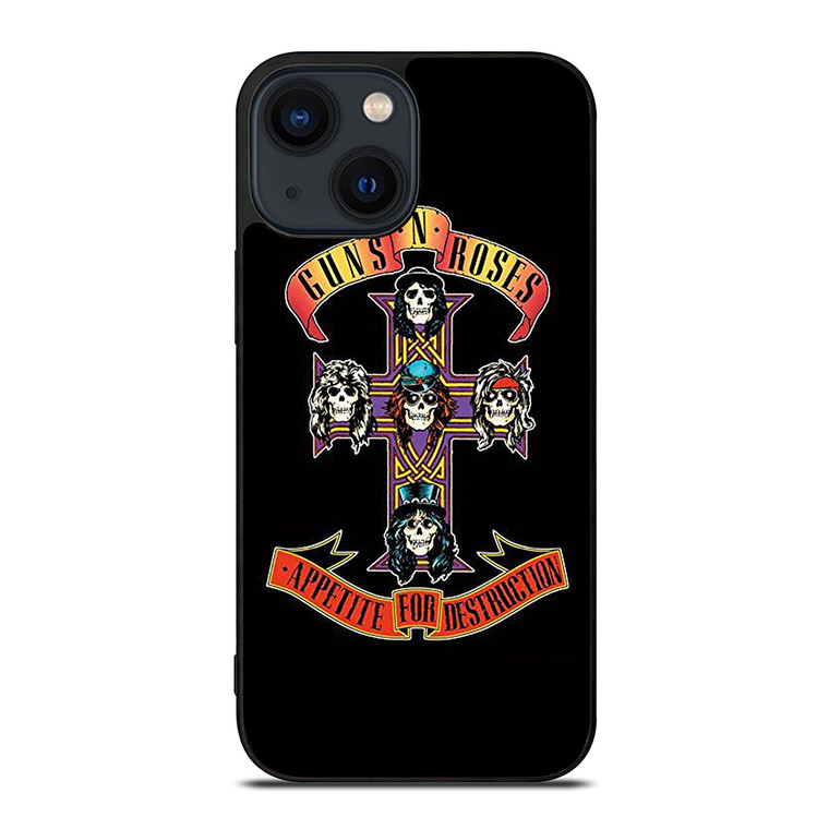 GUNS N' ROSES APPETITE LOGO iPhone 14 Plus Case Cover