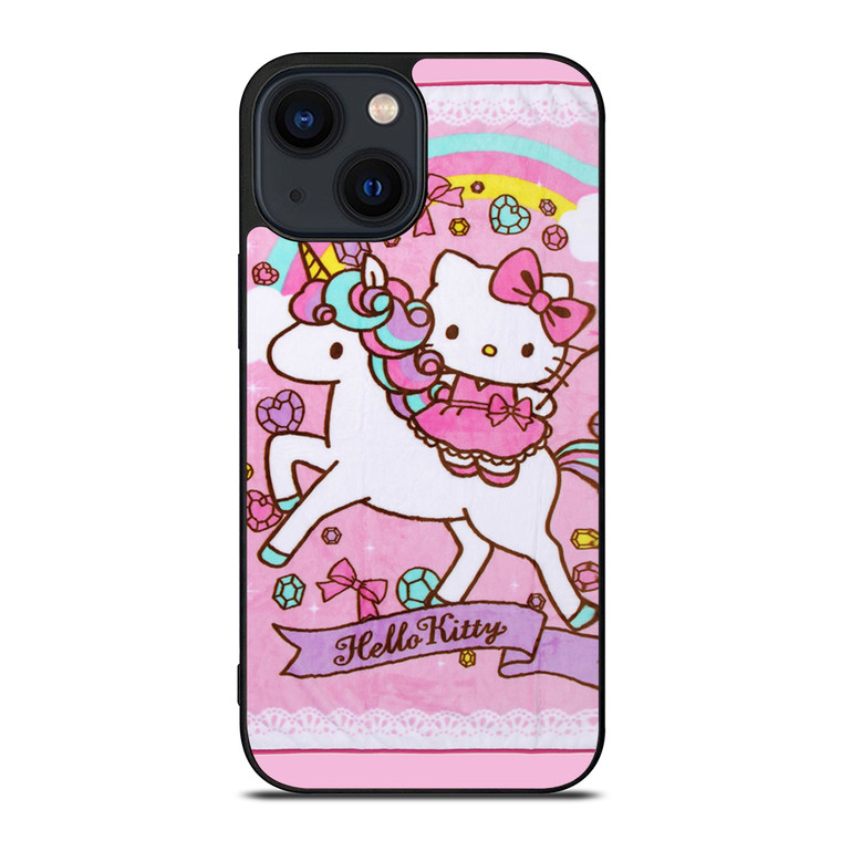 HELLO KITTY UNICORN iPhone 14 Plus Case Cover