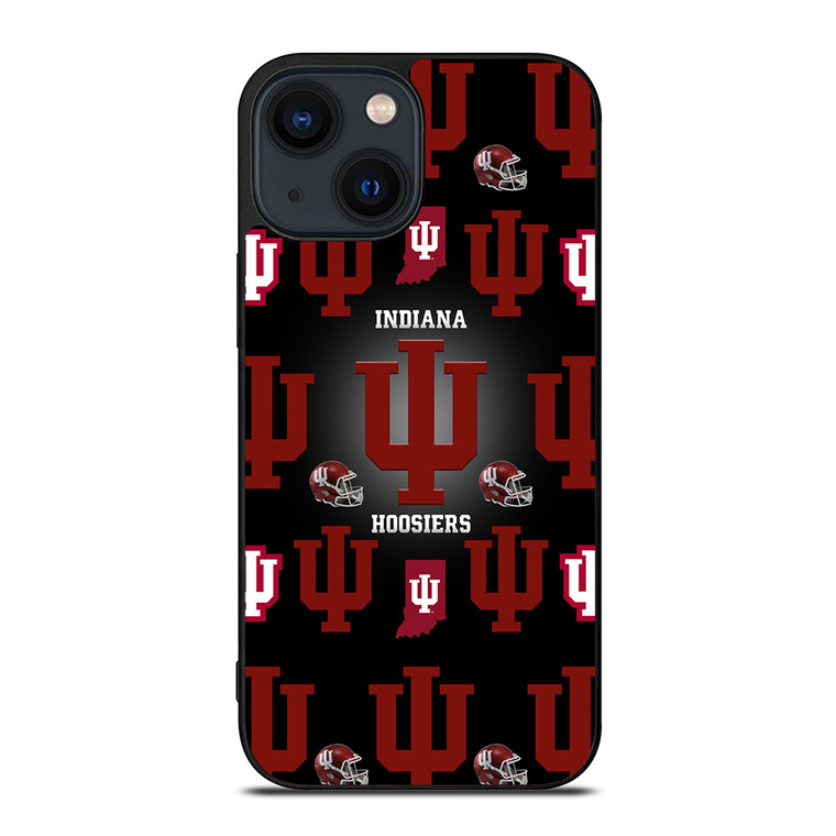 HOOSIER STATE OF MIND INDIANA PATTERN iPhone 14 Plus Case Cover