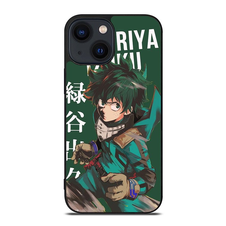 IZUKU MIDORIYA DEKU MY HERO ACADEMIA iPhone 14 Plus Case Cover IZUKU MIDORIYA DEKU MY HERO ACADEMIA iPhone 14 Plus Case Cover