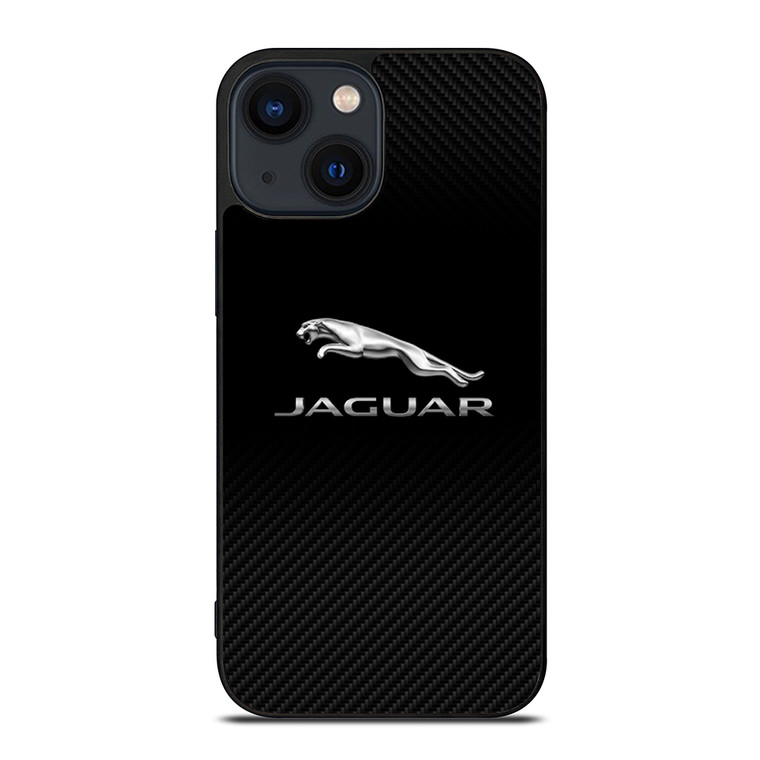 JAGUAR CARBON LOGO iPhone 14 Plus Case Cover JAGUAR CARBON LOGO iPhone 14 Plus Case Cover