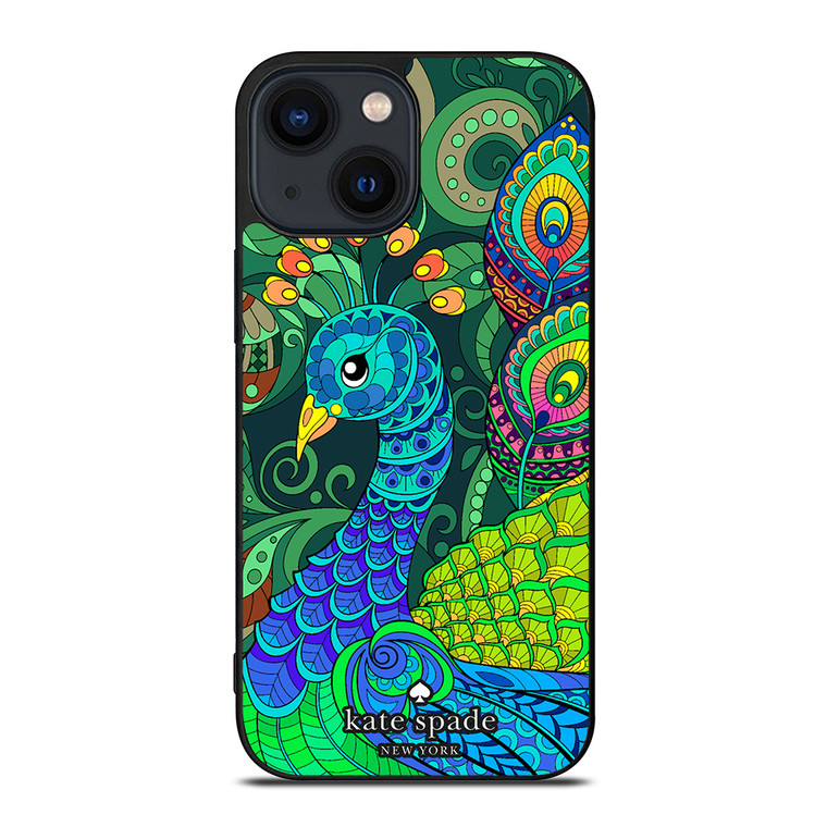 KATE SPADE NEW YORK PEACOCK iPhone 14 Plus Case Cover KATE SPADE NEW YORK PEACOCK iPhone 14 Plus Case Cover