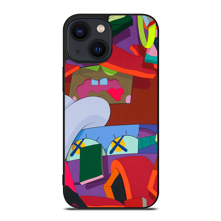 KAWS ART iPhone 14 Plus Case Cover