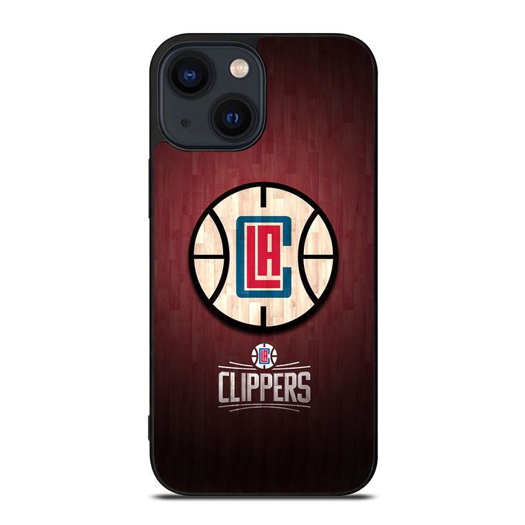 LOS ANGELES CLIPPERS WOODEN LOGO iPhone 14 Plus Case Cover