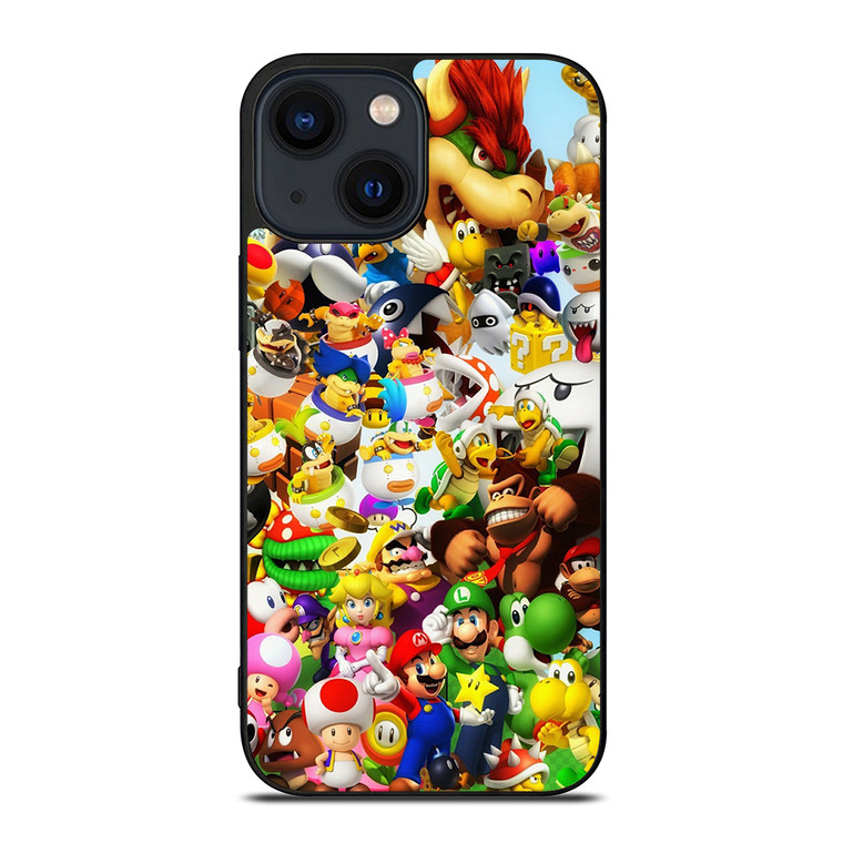 MARIO BROS ALL CHARACTER iPhone 14 Plus Case Cover