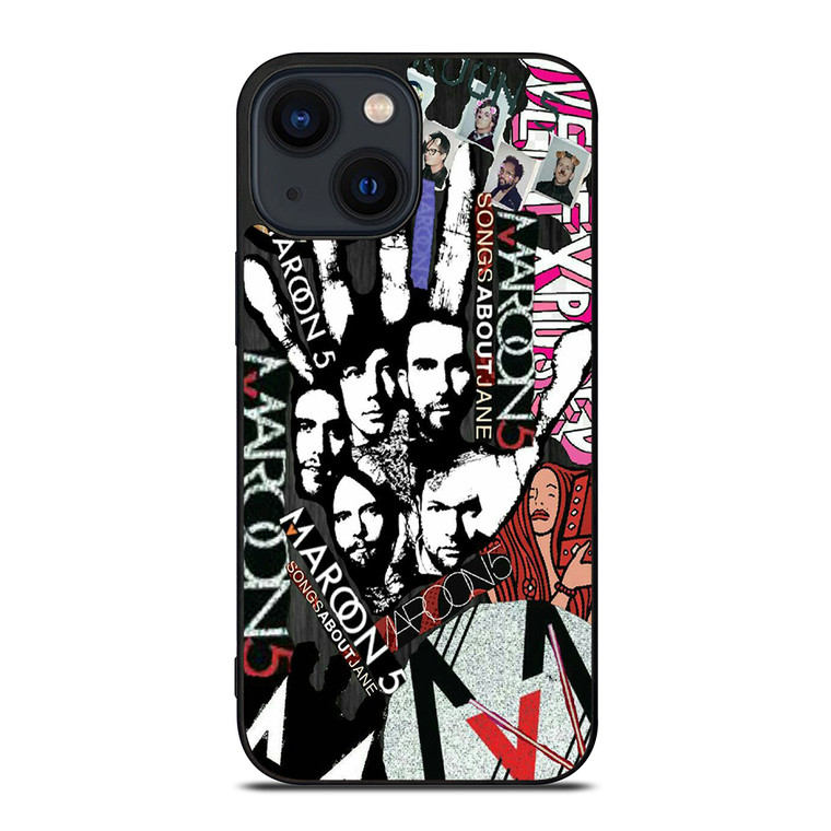 MAROON 5 COLLAGE iPhone 14 Plus Case Cover
