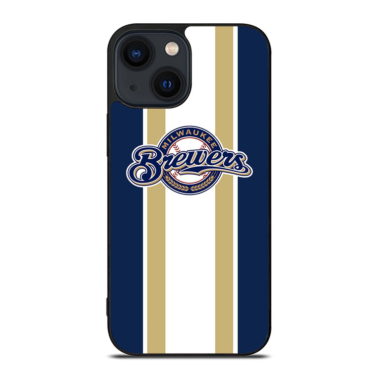 MILWAUKEE BREWERS STRIPE iPhone 14 Plus Case Cover