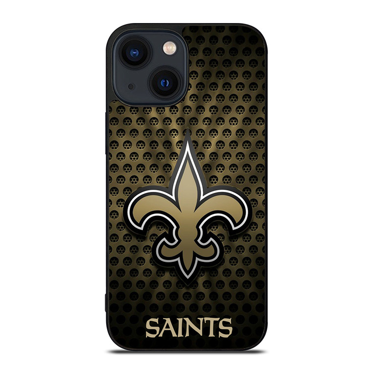 NEW ORLEANS SAINTS METAL iPhone 14 Plus Case Cover