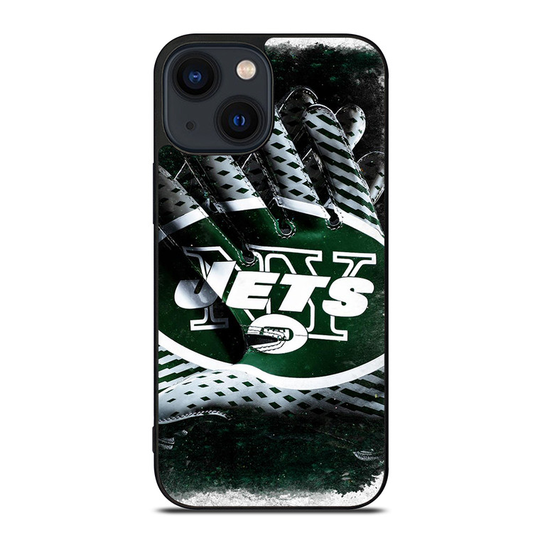 NEW YORK JETS LOGO GLOVES iPhone 14 Plus Case Cover