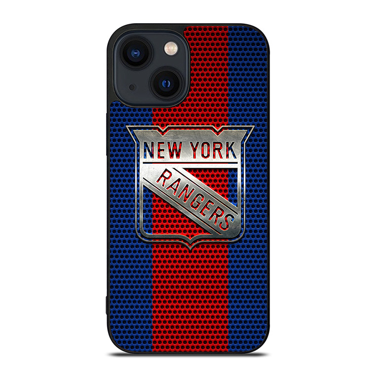 NEW YORK RANGERS METAL iPhone 14 Plus Case Cover