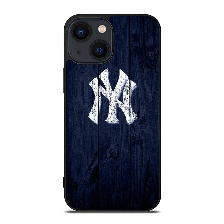 NEW YORK YANKEES WOODEN iPhone 14 Plus Case Cover