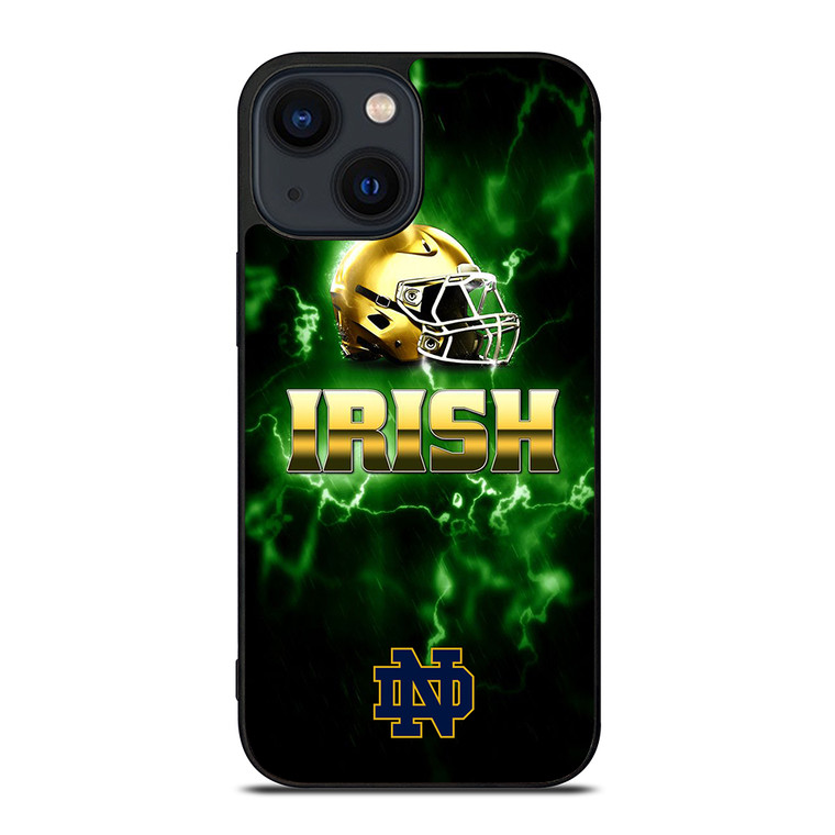 NOTRE DAME ND GREEN iPhone 14 Plus Case Cover