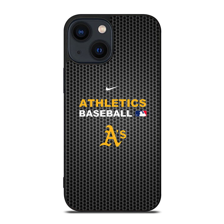 OAKLAND ATHLETICS METAL LOGO 2 iPhone 14 Plus Case Cover OAKLAND ATHLETICS METAL LOGO 2 iPhone 14 Plus Case Cover