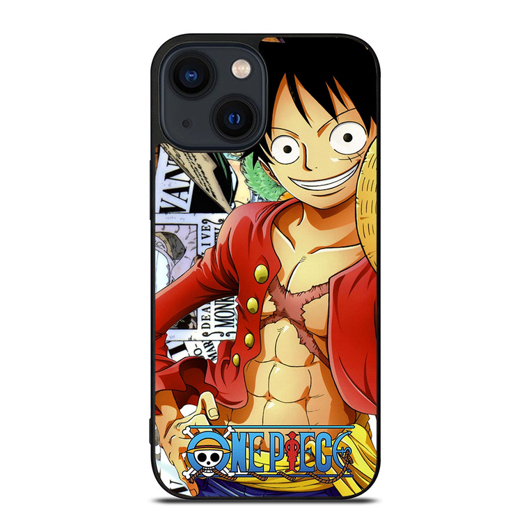 ONE PIECE LUFFY ANIME iPhone 14 Plus Case Cover