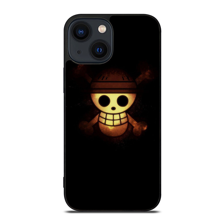ONE PIECE STRAW HAT GOLD LOGO iPhone 14 Plus Case Cover