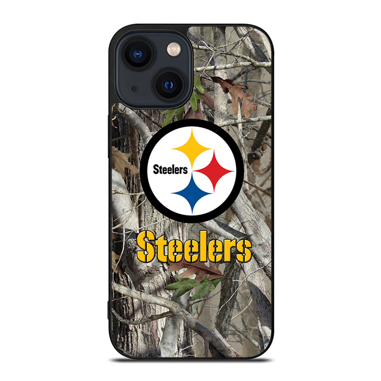 PITTSBURGH STEELERS TREE CAMO iPhone 14 Plus Case Cover