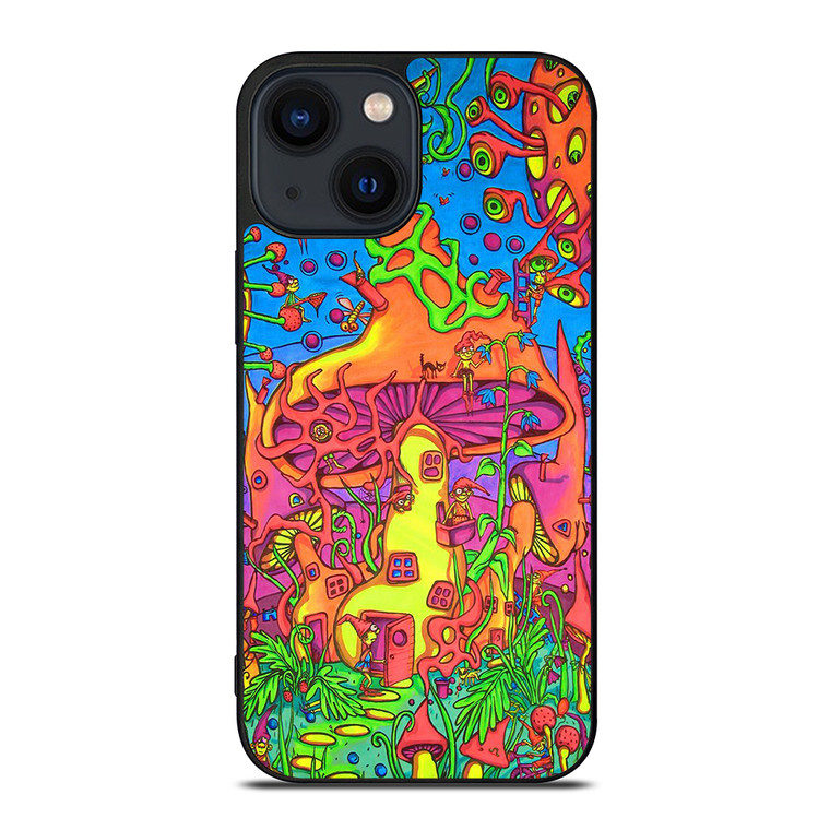 PSYCHEDELIC VISUALS HOUSE iPhone 14 Plus Case Cover