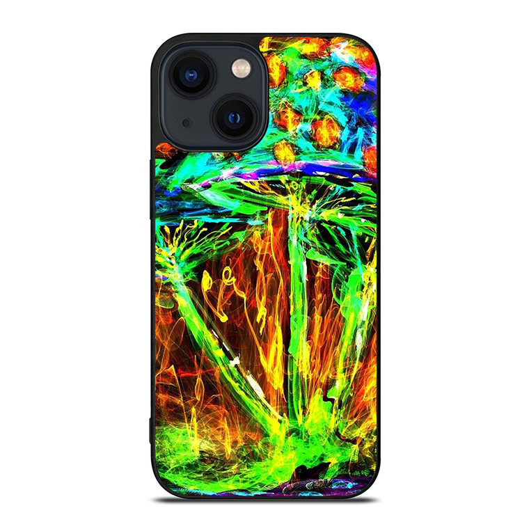 PSYCHEDELIC VISUALS MUSHROOM iPhone 14 Plus Case Cover