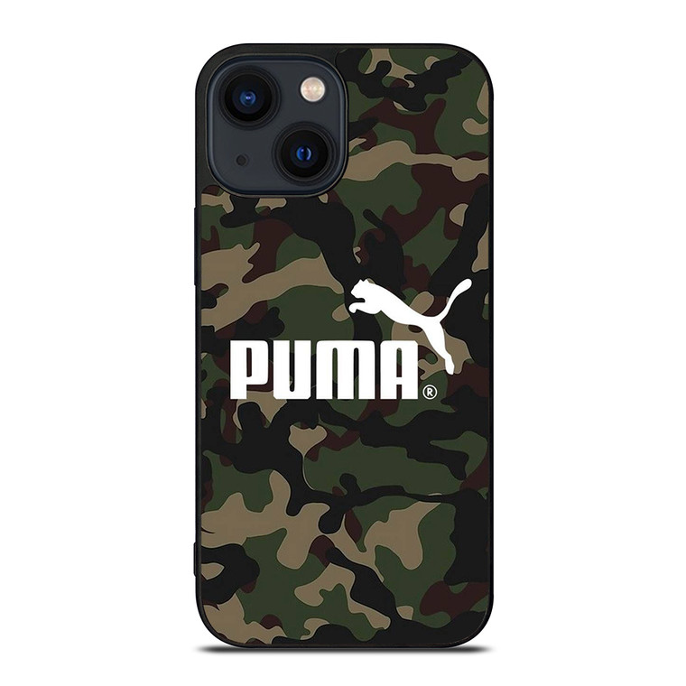 PUMA CAMO LOGO iPhone 14 Plus Case Cover