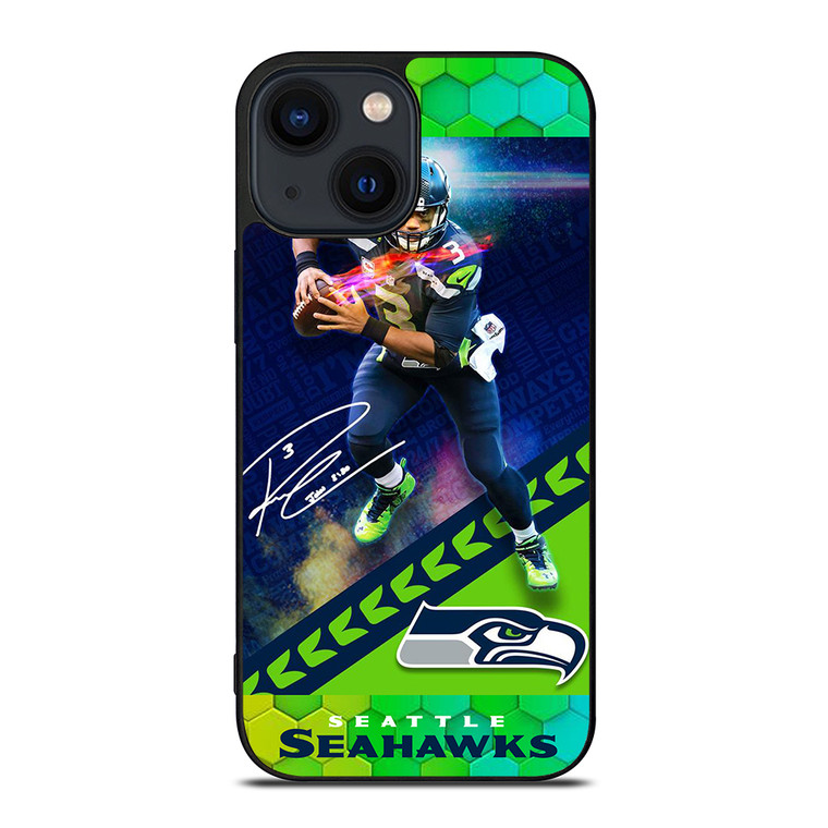 RUSSELL WILSON SEATTLE SEAHAWKS iPhone 14 Plus Case Cover