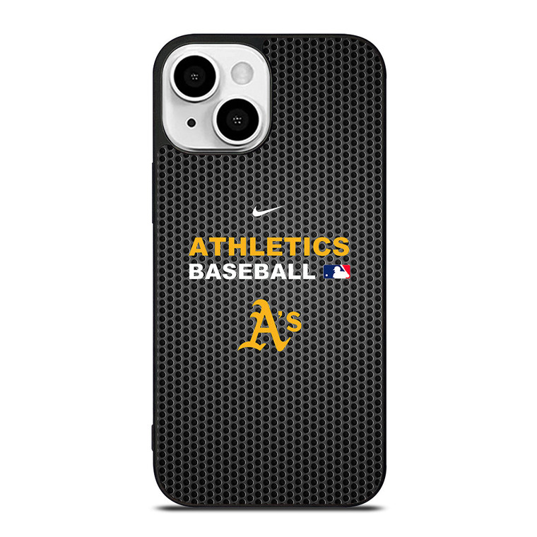 OAKLAND ATHLETICS METAL LOGO 2 iPhone 13 Mini Case Cover