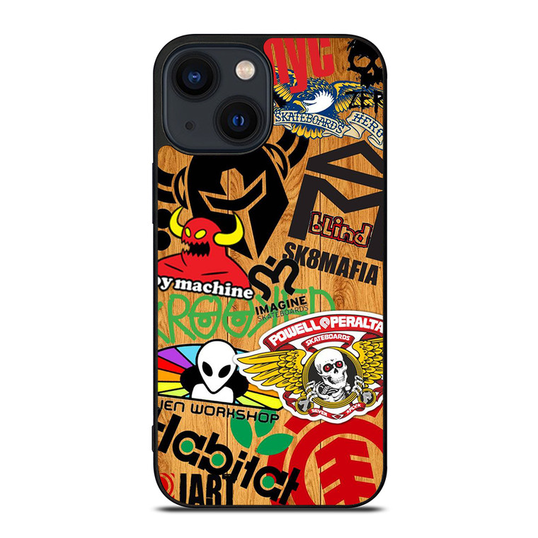 TOY MACHINE STICKER SKATEBOARD iPhone 14 Plus Case Cover