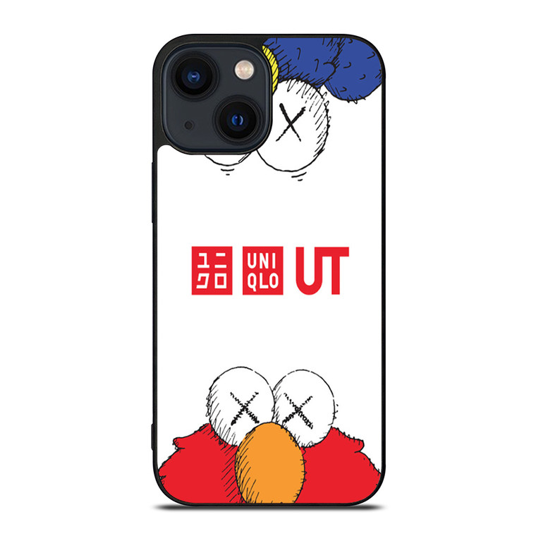 UNIQLO KAWS LOGO iPhone 14 Plus Case Cover