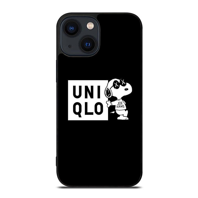 UNIQLO SNOOPY LOGO iPhone 14 Plus Case Cover