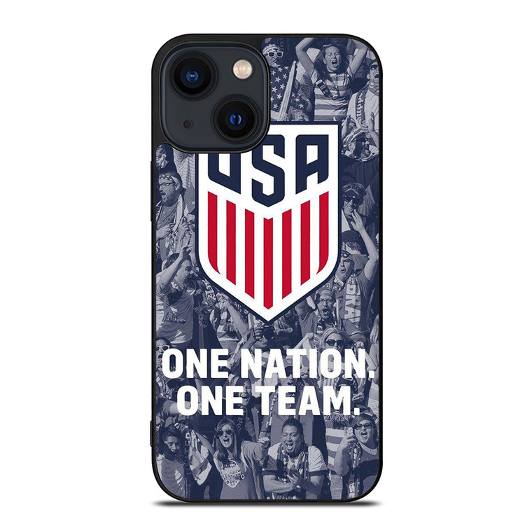 USA SOCCER TEAM ONE NATION ONE TEAM iPhone 14 Plus Case Cover