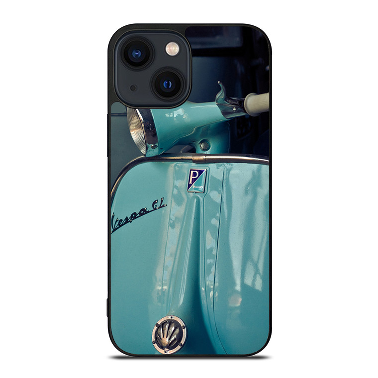 VESPA PIAGGIO BLUE iPhone 14 Plus Case Cover