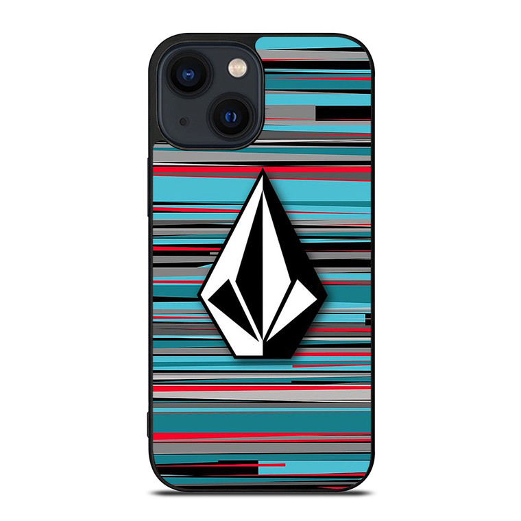 VOLCOM STRIPE LOGO iPhone 14 Plus Case Cover