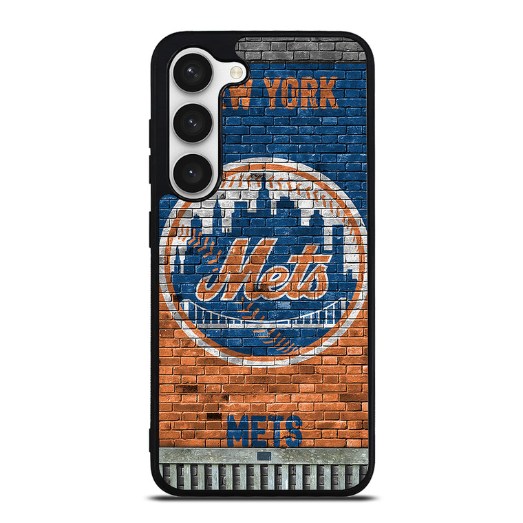 NEW YORK METS BRICK WALL Samsung Galaxy S23 Case Cover NEW YORK METS BRICK WALL Samsung Galaxy S23 Case Cover