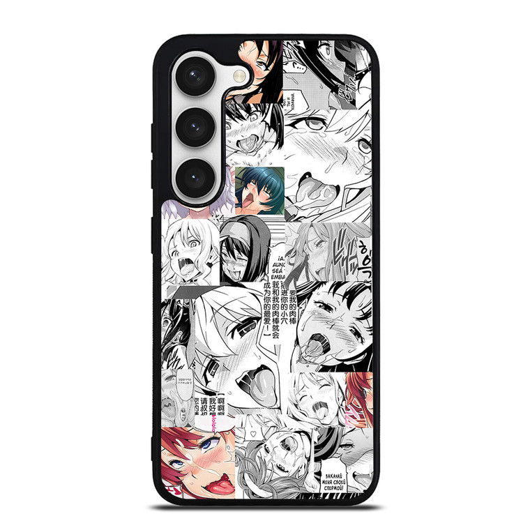 AHEGAO FACE ANIME 2 Samsung Galaxy S23 Case Cover