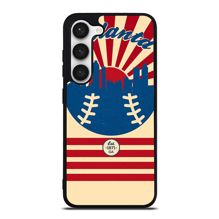 ATLANTA BRAVES 1871 Samsung Galaxy S23 Case Cover ATLANTA BRAVES 1871 Samsung Galaxy S23 Case Cover