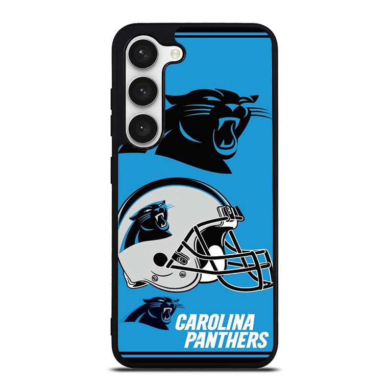 CAROLINA PANTHERS LOGO COLLAGE Samsung Galaxy S23 Case Cover