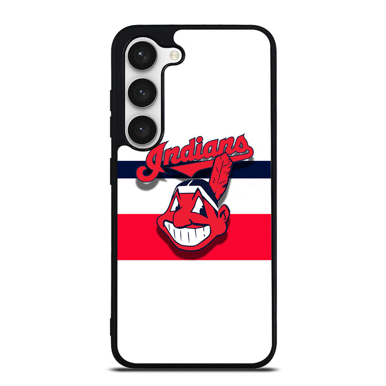 CLEVELAND INDIANS STRIPE LOGO Samsung Galaxy S23 Case Cover