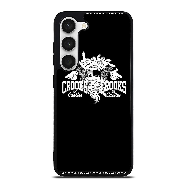 CROOKS AND CASTLES LOGO Samsung Galaxy S23 Case Cover