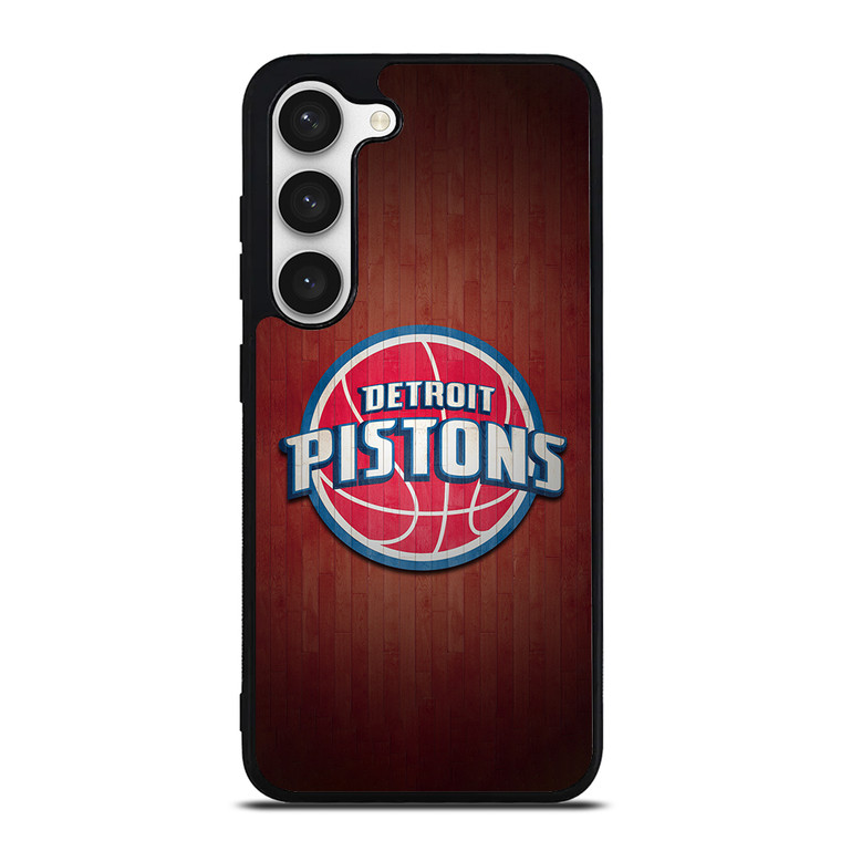 DETROIT PISTONS WOODEN LOGO Samsung Galaxy S23 Case Cover