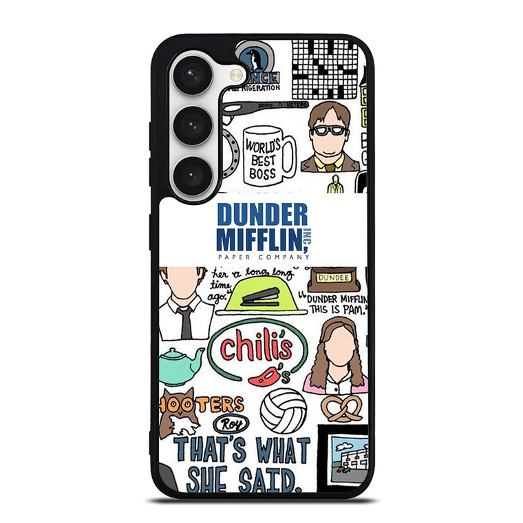 DUNDER MIFFLIN COLLAGE Samsung Galaxy S23 Case Cover